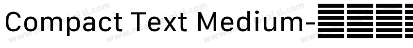 Compact Text Medium字体转换